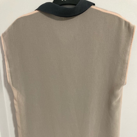 Blush and Charcoal Blouse - Picture 2 of 4